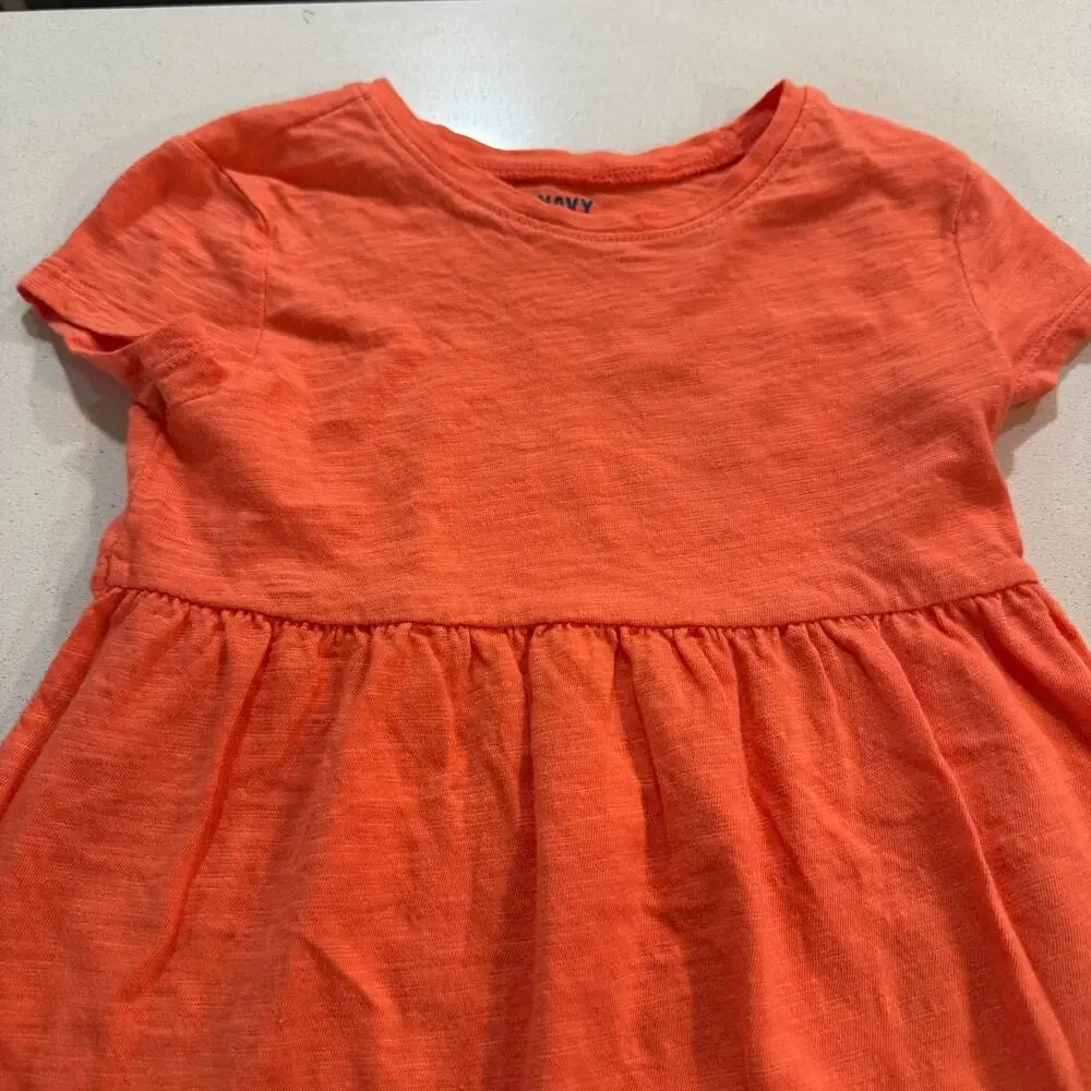 Old Navy Toddler Girl 3T Orange Dress - Picture 2 of 6